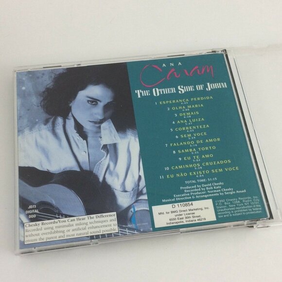 Ana Carim Other Side of Jobim CD Album Latin Jazz TESTED 1992 Chesky Bossa Nova - Picture 2 of 11